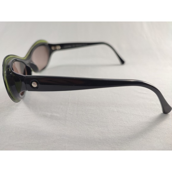 FACE a FACE Paris Monoi 1 700 Black Green FRAMES ONLY Italy Hand Made W/ Case - Picture 4 of 9